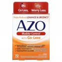 Azo, Bladder Control, Go-Less 함유, 캡슐 72정
