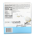 BNRG, Power Crunch 단백질 에너지 바, 프렌치 바닐라 크림, 바 12개, 각 40g(1.4oz)