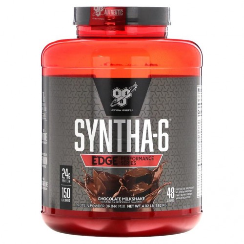 BSN, 신타-6 엣지, 단백질 파우더 드링크 믹스, 초콜릿 밀크셰이크, 4.02 lb (1.82 kg)