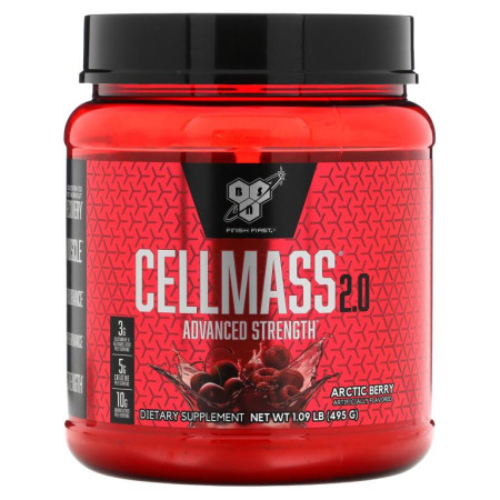 BSN, 셀매스 2.0, 향상된 효능, 운동 후, 아틱베리, 495g(1.09lb)