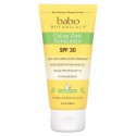Babo Botanicals, 순수 아연 자외선 차단제, 극민감성 피부, SPF 30, 향료 무함유, 89ml(3fl oz)