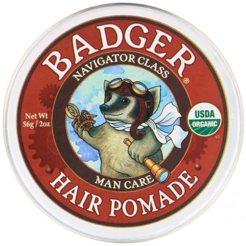 Badger Company, 유기농, 헤어 포마드, 네비게이터 클래스, 56g(2oz)