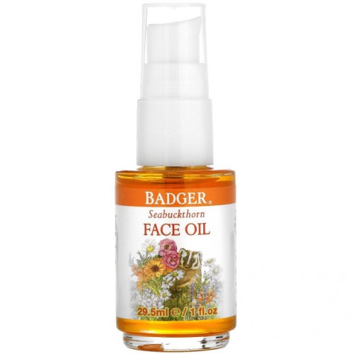 Badger Company, 페이스 케어, 산자나무 페이스 오일, 29.5ml(1fl oz)