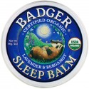 Badger Company, 유기농 슬립 밤, 라벤더 & 베르가못, 56g(2oz)