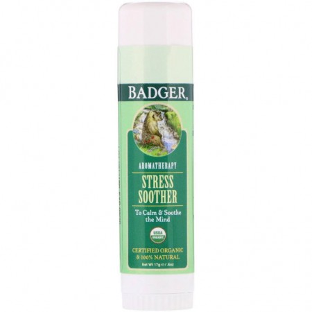 Badger Company, Stress Soother, 귤 & 로즈마리, 17g(0.60oz)