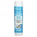 Badger Company, 천연 미네랄 자외선 차단 페이스 스틱, SPF 35, 무향, 18.4g(0.65oz)