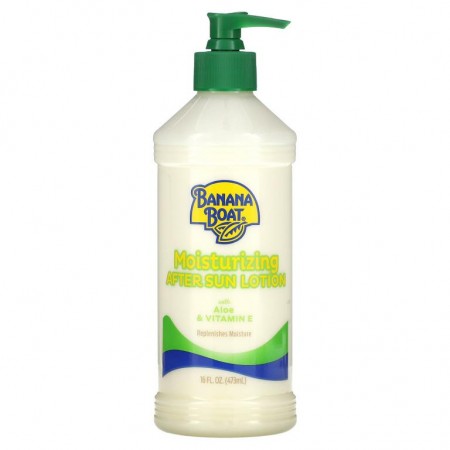 Banana Boat, 모이스처라이징 애프터 선 로션, 알로에 및 비타민E 함유, 473ml(16fl oz)