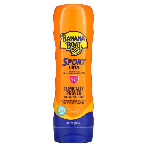 Banana Boat, Ultra Sport, 자외선 차단 로션, SPF 50, 236ml(8oz)