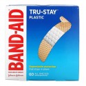 Band Aid, Tru-Stay, 접착식 밴드, 플라스틱 스트립, 60개입