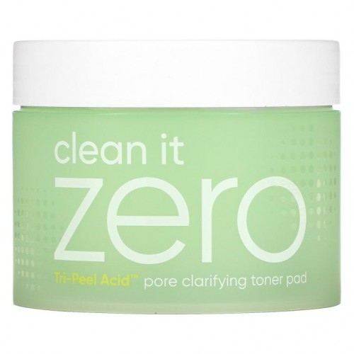 Banila Co., Clean It Zero, Tri-Peel Acid Pore Clarifying Toner Pad, 60 Pads