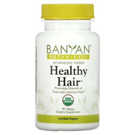 Banyan Botanicals, Healthy Hair, 90 Tablets