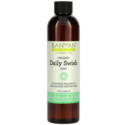 Banyan Botanicals, Organic Daily Swish, Mint, 8 fl oz (236 ml)