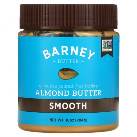 Barney Butter, 아몬드 버터, 스무스, 284g(10oz)