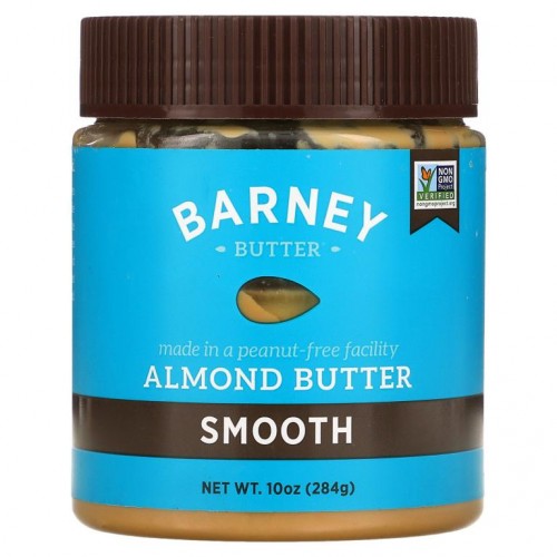 Barney Butter, 아몬드 버터, 스무스, 284g(10oz)
