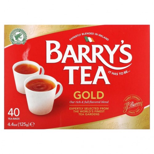 Barry's Tea, 골드 블렌드, 티백 40개, 125g(4.4oz)