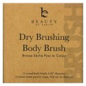 Beauty By Earth, 드라이 브러싱 바디 브러시, 원형 브러시 1개입