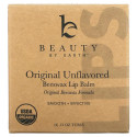 Beauty By Earth, Original Beeswax Lip Balm, Unflavored, 4 Tubes, 0.15 oz Each