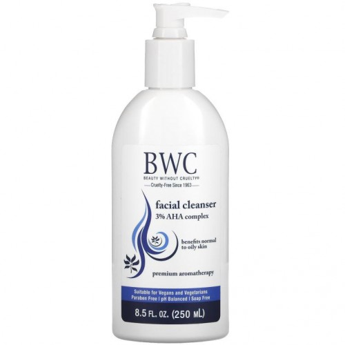 Beauty Without Cruelty, 페이셜 클렌저, 3% AHA 복합체, 250ml(8.5fl oz)