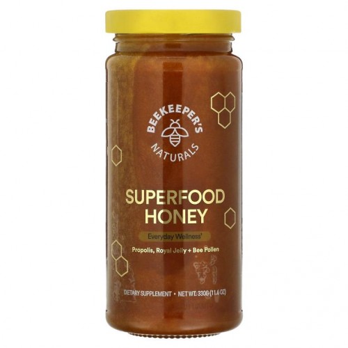 Beekeeper's Naturals, B. 파워드, 슈퍼 푸드 꿀, 330g(11.6oz)