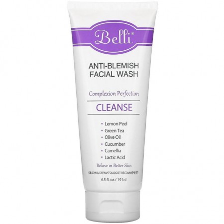 Belli Skincare, Anti-Blemish Facial Wash, 6.5 fl oz (191 ml)