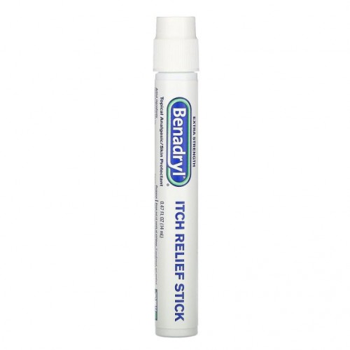 Benadryl, 가려움 완화 스틱, 엑스트라 스트렝스, 14ml(0.47fl oz)