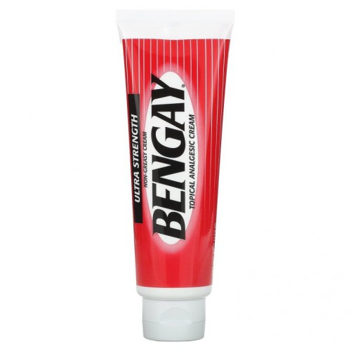 Bengay, 국부 통증 완화 크림, 초강력, 113g(4oz)