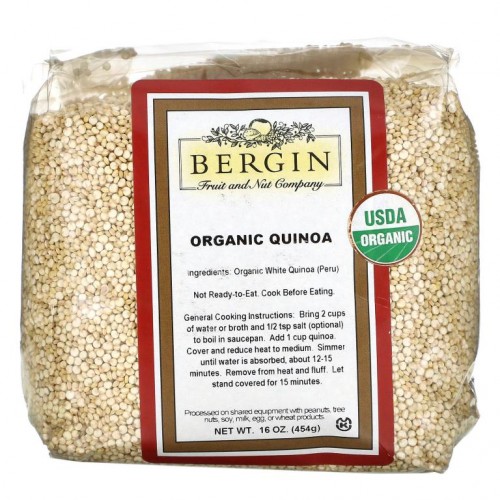 Bergin Fruit and Nut Company, 유기농 퀴노아, 16 oz (454 g)