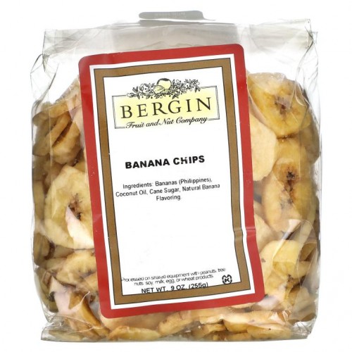 Bergin Fruit and Nut Company, 바나나 칩, 255g(9oz)