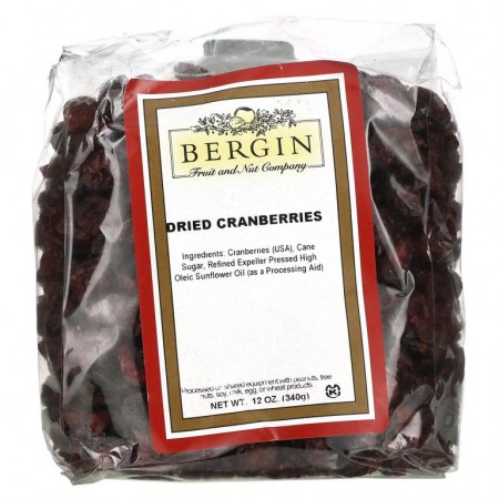 Bergin Fruit and Nut Company, 드라이드 크랜베리, 340g(12oz)