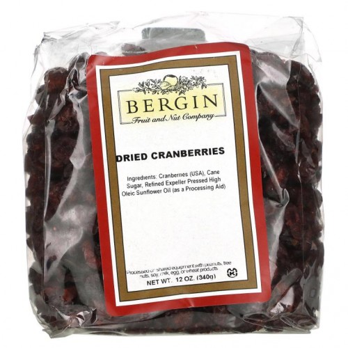 Bergin Fruit and Nut Company, 드라이드 크랜베리, 340g(12oz)