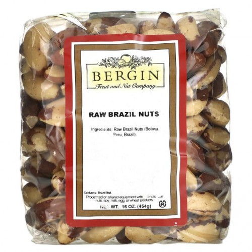 Bergin Fruit and Nut Company, 무가공 브라질 너트, 454g(16oz)