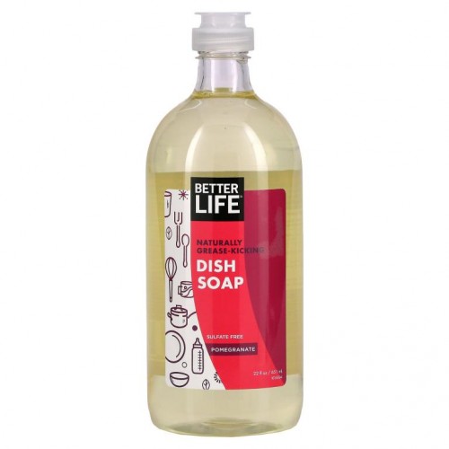 Better Life, 주방 세제, 석류, 651ml(22fl oz)