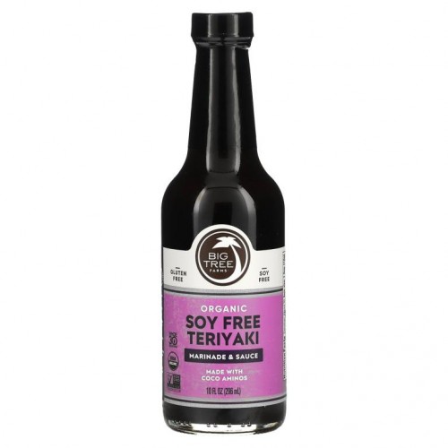 Big Tree Farms, 유기농 마리네이드 및 소스, 데리야키, 296ml(10fl oz)