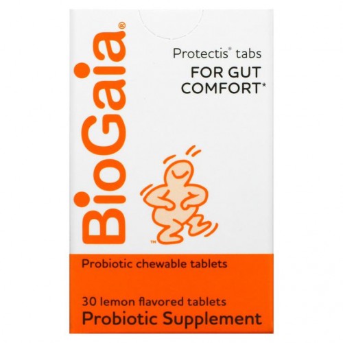 BioGaia, 프로바이오틱 보충제, 레몬 맛, 츄어블 30정