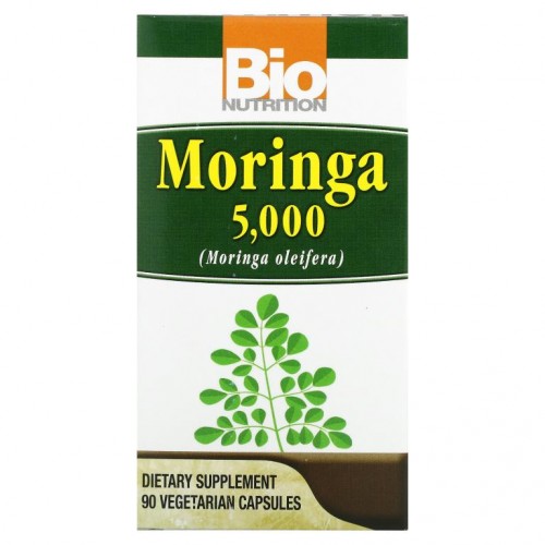 Bio Nutrition, 모링가 슈퍼 푸드, 5,000mg, 베지 캡슐 90정