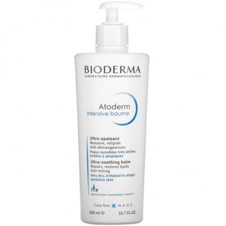 Bioderma, Atoderm, Ultra-Soothing Balm, 16.7 fl oz (500 ml)
