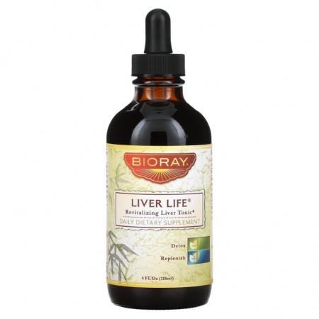 Bioray, 리버 라이프, 간에 활력을 주는 음료, 4 fl oz (118 ml)