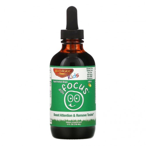 Bioray, 어린이용, NDF Focus, 시트러스, 120ml(4fl oz)
