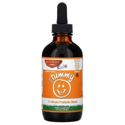 Bioray, 어린이용, NDF Tummy, 라즈베리, 120ml(4fl oz)