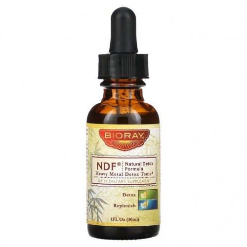 Bioray, NDF, 중금속 해독 강장제, 30ml(1fl oz)