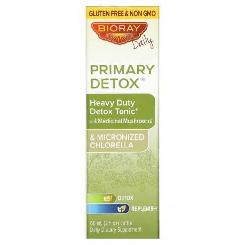 Bioray, Primary Detox, 헤비 듀티 디톡스 토닉, 알코올 무함유, 60ml(2fl oz)