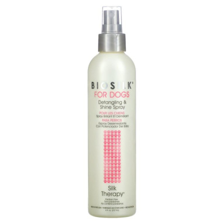 Biosilk, Silk Therapy, Detangling & Shine Spray for Dogs, 8 fl oz (237 ml)