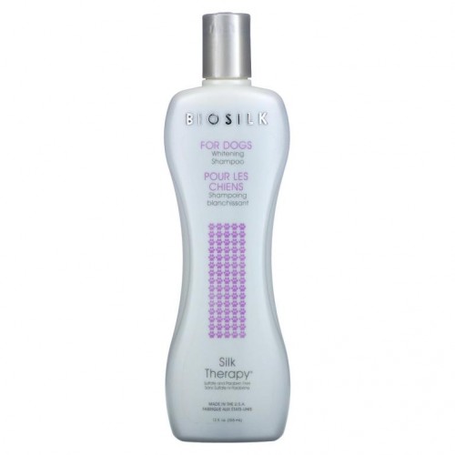 Biosilk, Silk Therapy, Whitening Shampoo for Dogs, 12 fl oz (355 ml)
