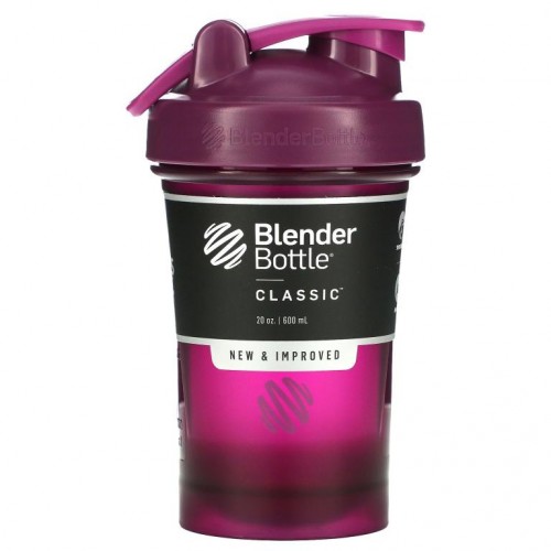 Blender Bottle, 고리가 있는 클래식 타입, 플럼, 600ml(20oz)