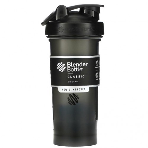 Blender Bottle, 고리가 있는 클래식 타입, 검정, 828ml(28oz)