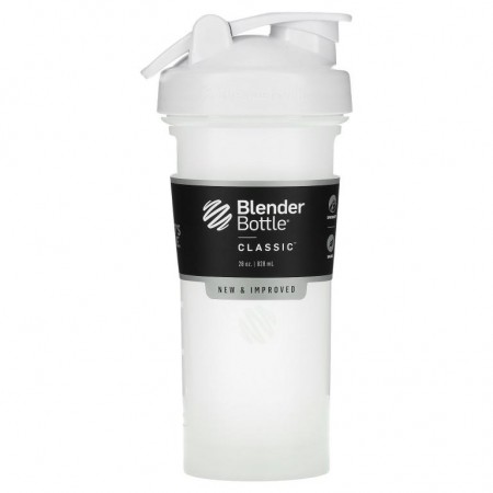 Blender Bottle, 고리가 있는 클래식 타입, 화이트, 828ml(28oz)