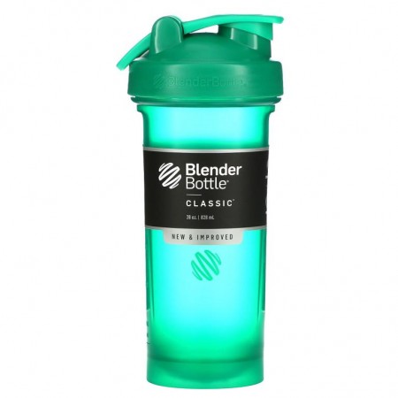 Blender Bottle, 고리가 있는 클래식 타입, 에메랄드 그린, 828ml(28oz)
