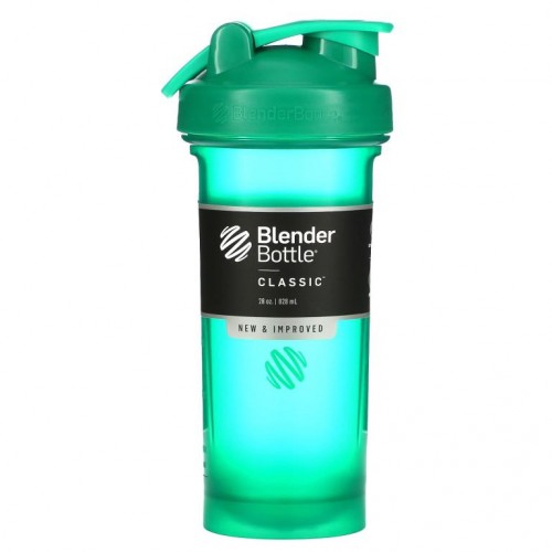 Blender Bottle, 고리가 있는 클래식 타입, 에메랄드 그린, 828ml(28oz)