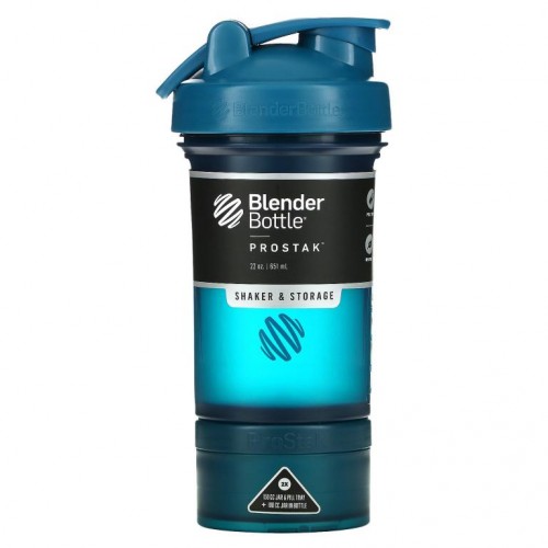 Blender Bottle, Pro Stak, 오션 블루, 651ml(22oz)