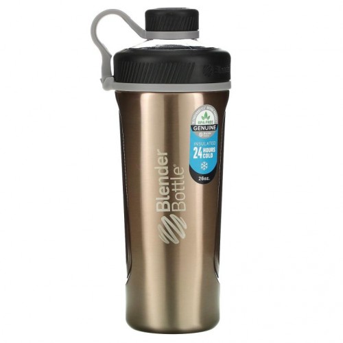 Blender Bottle, Radian, 절연 스테인리스강, 구리색, 26oz